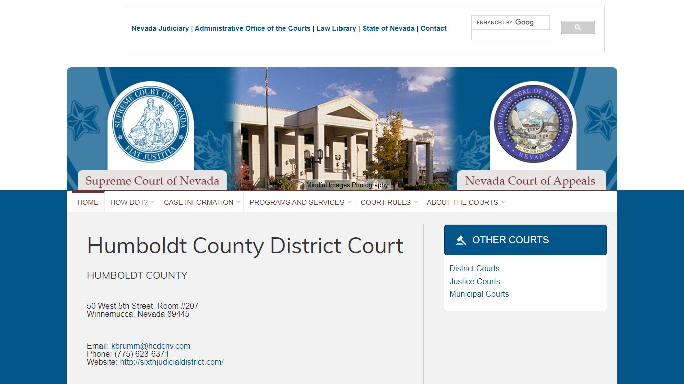 Humboldt County District Court - Nevada Judiciary